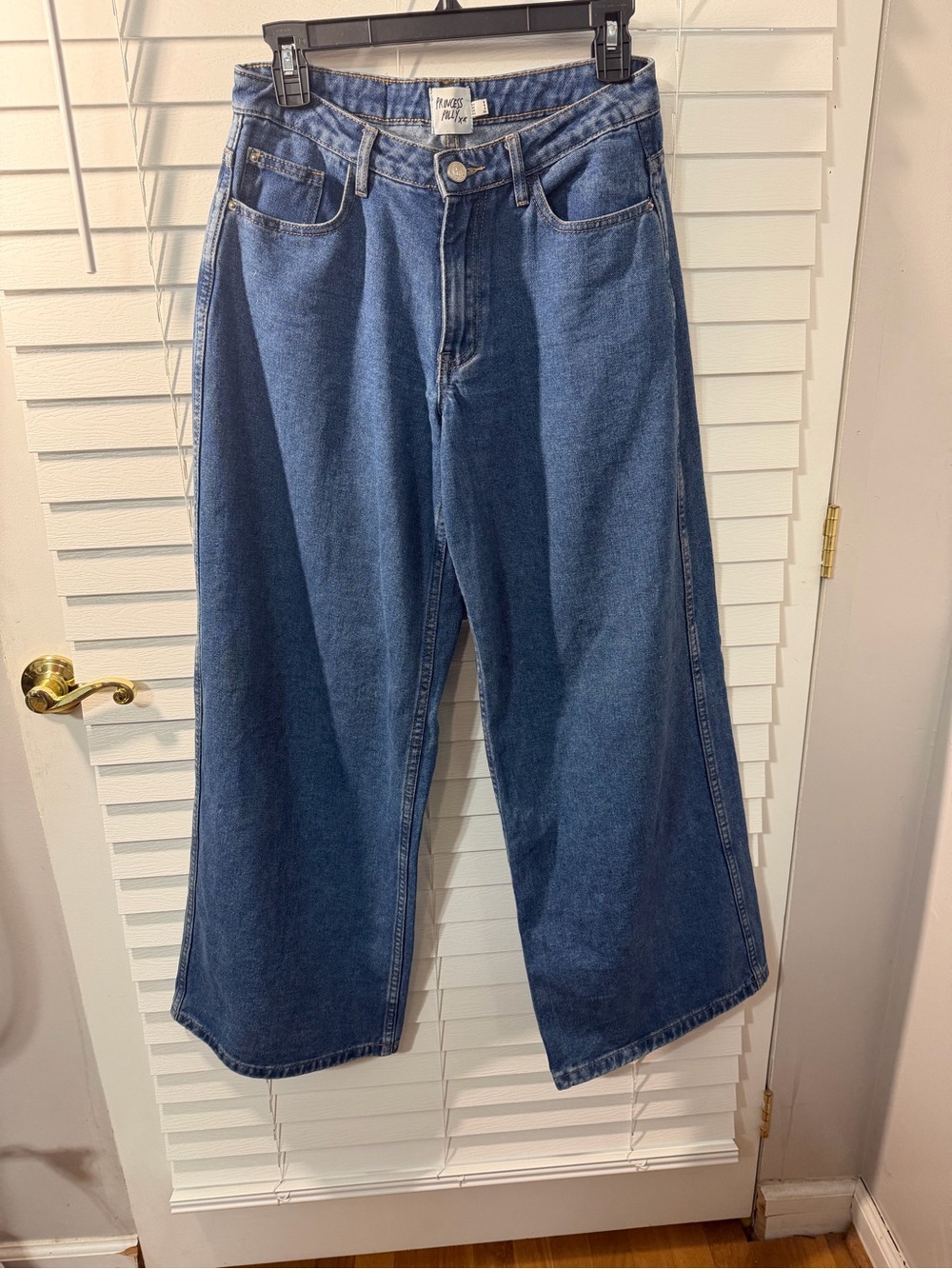 Princess Polly Women's Bootcut Jeans in Medium Blue Wash